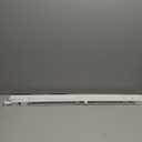 LazBlinds No Tools No Drill 1" Vinyl Mini Blinds, Cordless Blinds for Windows, Light Filtering Horizontal Window Blinds & Shades, 35" W x 64" H, White