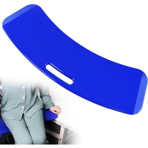 YHK Transfer Board and Slide Board for Transferring, Sliding Board Transfer to Wheelchair, Sliding Transfer Board Transfer to Bed, Car, Toilet, Sliding Board 26.7*7.7*0.47", Hold up to 440 lbs, Blue