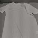 Women's Mesh Tops Short Sleeve Sheer Tee Shirts See Through Bodycon Clubwear Shirts (White, M)