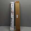 Aluminum Mini Blinds for Indoor Windows Cordless 1In No Holes 100% Privacy Protection L-Shaped Slats Room Darkening Horizontal Window Blinds for Office,Home, White, Custom Size