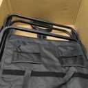 Collapsible Foldable Wagon, Heavy Duty with Wheels, Utility Folding Grocery Wagon for Outdoor Activities (Black)