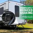 New Upgraded RV Hitch Stabilizer for 2" Receivers, Adjustable RV Hitch Mount Stabilizer, Camper Rear Hitch Stabilizer Reduces Trailer Shaking & Sway (Patent)