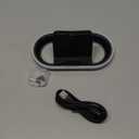 Charger Station for PlayStation Portal- Case Friendly, Charging Dock with RBG Light Charger Stand & USB Type C Cable, Magnetic Type C Port for PS5 Ps Portal Charging with Case on (White&Black)