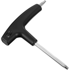 Golf Head Adjustment Tool T20 and T25 Dual Head Torque Wrench, Universal Golf Wrench Tool, Stainless Steel and Plastic Golfs Club Driver Adjustment Tools T20 T25 Universal Weights Shaft Adapter, Black