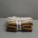 Laundry Hamper, Large Woven Rope Tall Laundry Basket with Handles, 22" X 17" X 13", Decorative Storage Basket for Clothes and Blankets in Living room, Bedroom, Jute & White