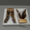 Vintage Brass Butterfly Bookends,Resin Book Ends for Shelves,Heavy Duty Decorative Bookends,Creative Book Stopper Holder Decor for Desk Home Office,Shelf Decoration,Gifts for Mother's Day