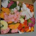 6 Pcs 35.46 ft Flower Garlands Backdrop Garden Party Decoration Artificial Wildflower Vines Fake Flower Vines Faux Silk for Wedding Bridal Wall Arch(Classic,Pink)
