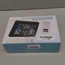 Weather Station Wireless Indoor Outdoor Thermometer, Digital Thermometer with Remote Sensor, Large Display Home Weather Stations with Weather Forecast, Atomic Clock, Barometric Pressure, Moon Phase (XL, Black)