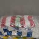 Exclusivo Mezcla 4 Pack Cotton Large 30x60 Inches Soft Cabana Stripe Thick Beach Towel, Super Absorbent Travel Bath Pool Towel (Red/Turquoise/Yellow/Ocean Blue)