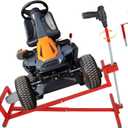 Riding Lawn Mower Lift Jack Telescopic Maintenance Jack with 882 Lbs Weight Capacity, Lawn Mower Lift for Lawn mowers and Garden Tractors with Manual Handle