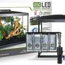 Marina 20 Gallon LED Aquarium Kit Complete Fish Tank Setup with Filter, Lighting & Accessories