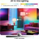 TREATLIFE Smart Light Bulbs 4 Pack, UL Certified 2.4GHz Color Changing Light Bulb, Works with Alexa Google Home, A19 E26 Dimmable LED Light Bulb 9W 800 Lumen for Party Decoration, Smart Home Lighting