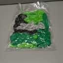 Lime Green Black Silver Balloon Garland Arch Kit - Green Black Balloons Saint Patrick's Day Balloons for Birthday Baby Shower Graduation Soccer Video Game Jungle Safari Party Decorations