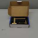 Ruacq Gold Toilet Paper Holder Double Post Pivoting Square Tissue Holders Roll Holder Hangers Brushed Gold Toilet Paper Stand Bathroom Stainless Steel and Zinc Alloy Modern Wall Mounted