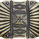 TOPACC Western Belt Buckle Cowboy Vintage Cowgirl Belt Buckle 1.5 in Novelty for Men Women (Bronze)