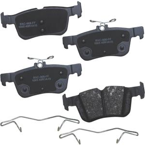 Bendix Premium SBC1665 Ceramic Rear Brake Pads for Ford Fusion 2016-2013, Lincoln MKC 2019-2015, MKZ 2016-2013, Nautilus 2023-2022