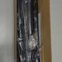 AmazerBath Spring Tension Shower Curtain Rod, 31-75 Inches Heavy Duty Tension Rod Rust Proof Bathroom Curtain Rod, Adjustable No Drill Easy Segmented Installation, Black