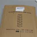 Vertical Shoe Rack - Tall Narrow Shoe Rack Organizer for Small Spaces,5 Tier Bamboo Shoen Shelf for Entryway, Closet, Corner, Doorway, Skinny Shoe Shelf Space Saving Shoe Storage, Free Stackable DIY (Brown)