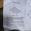 Queen Size Bed Frame, Queen Size Platform Bed Frame with Headboard, Fabric Upholstered Headboard, Sturdy Wood Slats, No Noiseless, No Springs Required, Easy to Assemble, Gray (Grey)