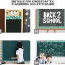Veemoon 120 pcs Sports Bulletin Board Borders Stickers Football Basketball Border Trim for Classroom Bulletin Boards Sports Themed Classroom Decorations 13.58 X 2.95 in