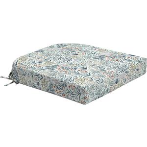 Arden Foam Outdoor Round Back Seat Cushion Kit, 20 x 19, Made with ProFoam, Rain-Proof, Fade Resistant, Pistachio Botanical