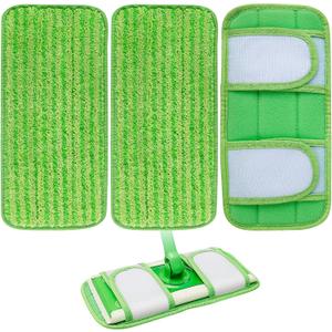 KEEPOW Reusable Mop Pads Compatible with Swiffer Sweeper Mop, Microfiber Dry Sweeping Cloths, Washable Wet Pads Refills Mopping Cloth Refills for Hardwood Floor Cleaning, 5Pack