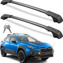 Wonderdriver 300lb Lockable Roof Rack Cross Bars Compatible with Subaru Crosstrek Wilderness 2024 2025 2026 with Raised Side Rails, Heavy Duty Aluminum Lockable Roof Rails Crossbars Rooftop Luggage