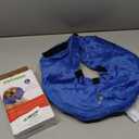 Dog Cone Collar, Inflatable Dog Cone Soft Protective Pet Recovery Collar After Surgery for Dogs and CatsBlue M (9-14")
