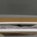 Kitsure Bread Box - Wooden Bread Box for Kitchen Countertop, Large Capacity Kitchen Countertop Organizer, Stylish Bread Storage with Window, Multi-functional Container, Black, 15.0"x8.3"x9.1" (1T)