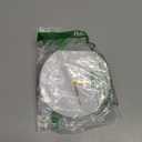 SOFFEE DESIGN 6'' One-Piece Table Clocks Without Scale Modern Minimalist Style Decoration, Iron Silent Quartz Desk Clock Creative Ornaments, Battery Operated Non Ticking for Home, White