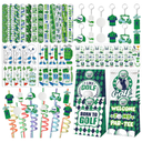 Erweicet 72-Piece Golf-Themed Set: Slap Bracelets, Keychains, Plastic Straws, and Gift Bags – Ideal for Golf Parties, Birthdays, Sports Events, and Treat Bags