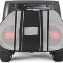 Bike Cover for Transport on Rack, 600D Oxford Cloth Bike Covers for 2 Bikes on Rear Bike Rack Waterproof & Heavy Duty Bicycle Rack Covers for Car Hitch Travel Storage (For 2 Bike)