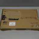 Dual Monitor Stand Riser - Computer Monitor Stand for 2 MonitorsOffice Desktop OrganizerAdjustable Length and Angle 3 Shelf with Storage Drawer Phone Holder for Monitors and Laptops-Black