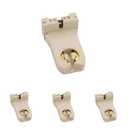 Leviton 13357-N Turn-Type Lamp Holder with Captive Nut, 660 W, Fluorescent, Medium 2-Pin, Small, White (Pack of 4)
