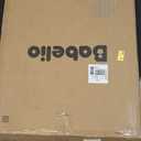 Babelio Baby Gate for Stairs, Kitchen & Doorways, No Bottom Bar| Easy Installation| One-Handed Operation| Auto-Close| Hardware Mount (Drill Needed) Safety Dog Gate (White - 2 Pcs, 26-43" W, 28" H)