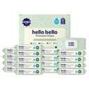 Hello Bello Premium Wipes, Designed for Sensitive Skin with Chamomile & Aloe Extracts, Simply Sage (18 Resealable Packets = 1080 Total Wipes)