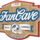 YouTheFan NFL Officially-licensed FanCave 3D wall art - ready-to-hang, 3D multi-layered construction - floating wall mount design - Perfect fan gift, One Size