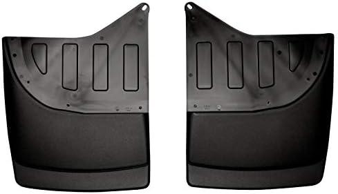 Husky Liners Mud Guards | Dually Rear Mud Guards - Black | 57351 | Fits 2001-2007 Chevrolet Silverado/Sierra 3500 w/ Dual Rear Wheels 2 Pcs