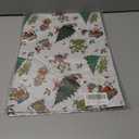 2 x Febbleshow Funny Christmas Wrapping Paper for Boys Girls Kids - Xmas Gift Wrap with Green Monster, Trees, Snowflakes & Presents - 4 Jumbo Sheets, 28" x 40" Each (32 sq. ft ttl), Easy to Store