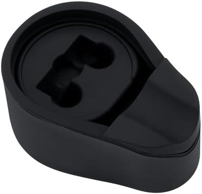 Normcore Portafilter Tamping Station, Portafilter Holder, Espresso Tamper Station, 304 Stainless Steel With Silicon Espresso Holder Tamper Stand Fits 51mm 54mm Portafilters, Black