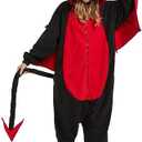 Jersey Devil Onesie for Adults - Halloween One-piece Mythical and Comfortable Unisex.L