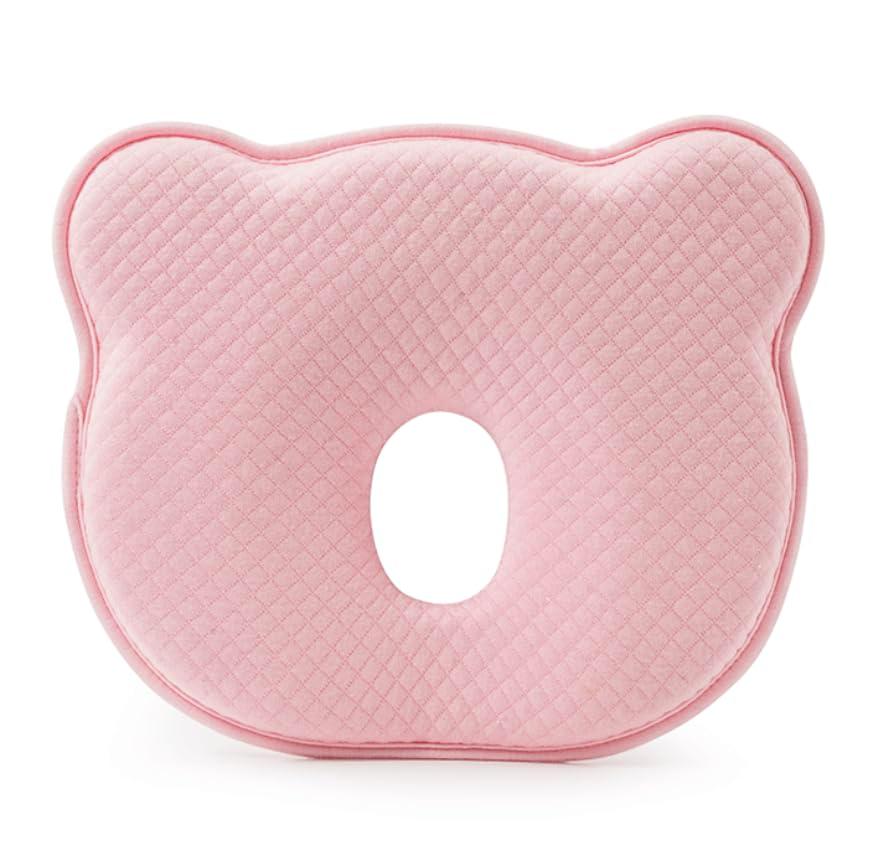 Memory Foam Baby Pillow,Cute Cartoon Soft and Cozy Pillow, Breathable Bedding Set for Infants for Small Boys and Girls