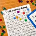 LEARNING ADVANTAGE Dry Erase Boards - Numbers 1-120 - Set of 10