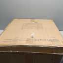 Deblue Cat House Outdoor with Cat Mat Large Weatherpoof Plastic Cats Houses with Escape Door Indoor Waterproof Feral/Pet Cat Shelter Outside for Multiple Cats (Grey)