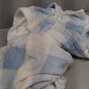 Yurhap Checkered Baby Blanket Fleece Baby Blankets for Boys, Ultra Soft Cozy Fluffy Infant Toddler Newborn Receiving Blankets for Crib Stroller, 30''x40'', Blue