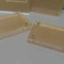 Juvale Magnetic Acrylic Picture Frame - 3 x 2 x 1.2 in Wallet-Size, Clear Polished - Mini Photo Frames Set of 2 for Tabletop & Desktop Photo Display (Medium)