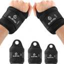 ELEAMY Wrist Weights for Women & Men - Size: 1.0 Lbs Each (2.0 Lbs Pair) 2 Pairs Premium ice silk fabric, Thumb loops lock, comfortable & tear resistant. For walking, running, yoga, fitness and more.