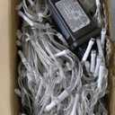 Brightown Icicle Lights for Outside, 40 FT 432 LED Icicle Christmas Lights Outdoor with 81 Drops, 8 Modes, Connectable String Light with Remote, Timer, Waterproof Christmas Light for House, Warm White