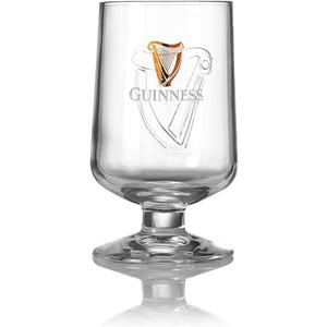 Guinness Embossed Stem Glass | Drinking Beer tumbler Beer Elegant Glass | Branded Beer Glasses for Irish beer