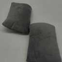 2 Pack Mini Pillow, 11 x 7 Inches Travel Pillows, Microfiber Tiny Support for Neck, Wrist, Knee, Lumbar Travel Soft Machine Washable(Grey)